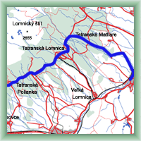 Cyklotrasy - Podbanské - Kežmarok - Podtatranská cyklomagistrála