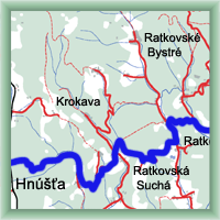 Cyklotrasy - Z Hnúšťa do Rožňavy - Rudohorská magistrála