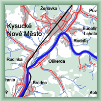 Cyklotrasy - Kysucké Nové Město - Kotrčiná Lúčka - Žilina - Kysucké Nové Město