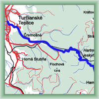 Cyklotrasy - Turčianske Teplice - Harmanecká jaskyňa - Korytnica - kúpele