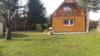 Liptovská chata pri potoku