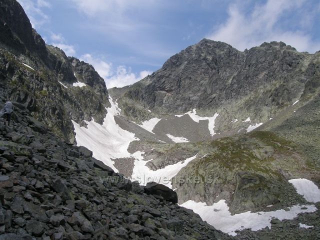 závěr Malé Studené doliny pod Priečnym Sedlom-Vysoké Tatry
