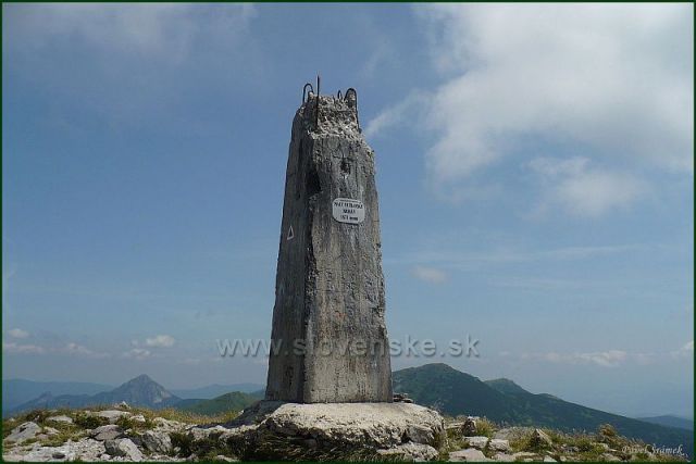 Malý Fatranský Kriváň 1671 m.n.m