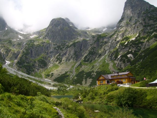 chata při ZELENÉM PLESE