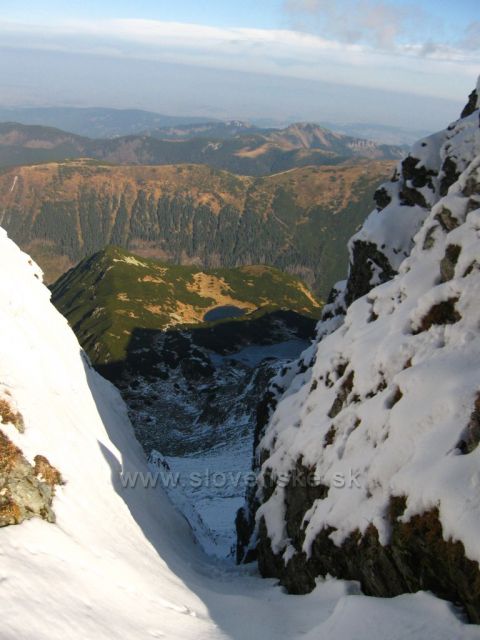 pohled na Roháčské pleso