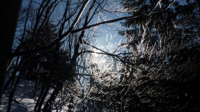 při sestupu z Malého Rozsutce na nás svítil oskar