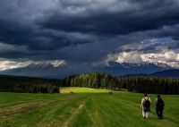 Pohled na Vysoké Tatry.
