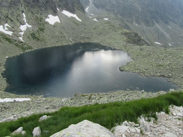 Pleso nad vodopádem Skok