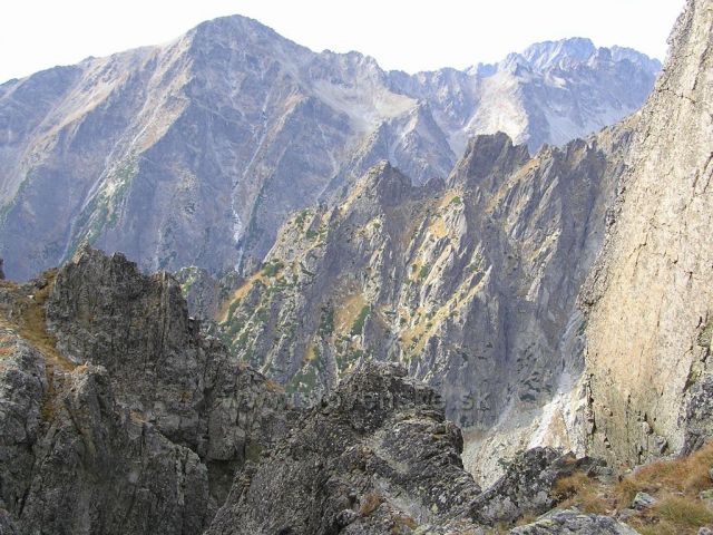 Slavkovský štít a Gerlach z Lomnické Vyhliadky