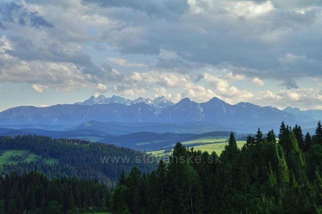 Vysoké Tatry z polské strany Pienin