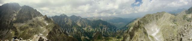 Panorama z Východné Vysoké