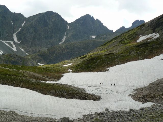 Posledny sneh v Studenej doline