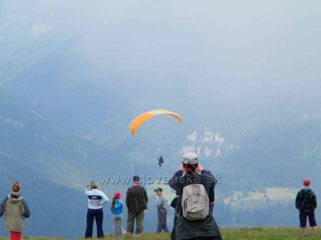 Paraglaiding z Chopoku