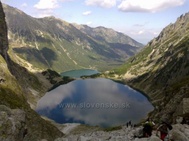 Morskie Oko a Czarny Staw pod Rysmi