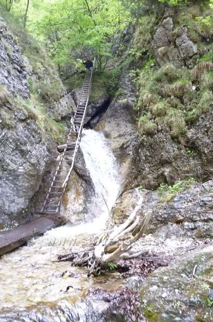 Jánošíkové Diery, cesta na Malý a Velký Rozstutec