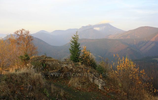podzim na Liptovském hradě