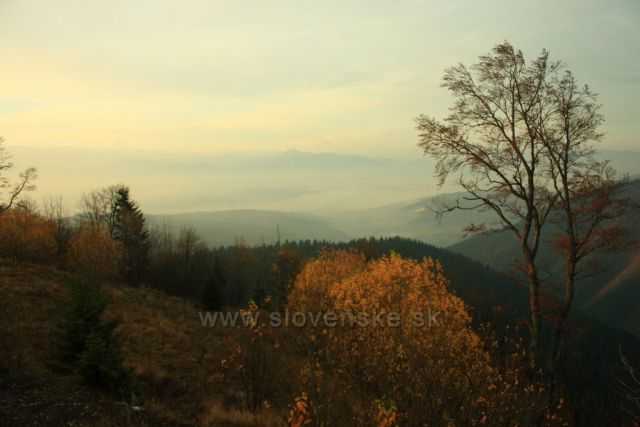 Výhled z Lietavského hradu