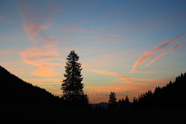 Východ slunce z Polany