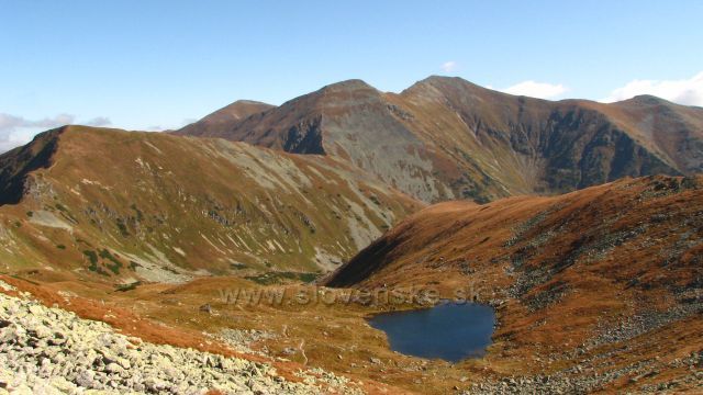 Výhled ze svahů Volovce na Jakubinu