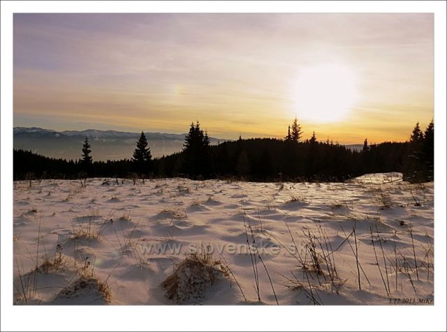 Cestou z kopce Babky