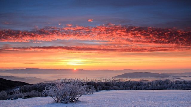 Velká Javorina-východ slnka