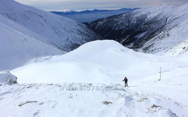 Těsně pod Žiarským sedlem