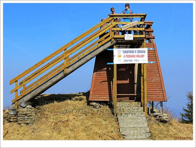 Malá rozhledna na vrcholu