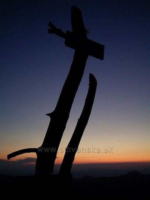 Západ slunce na Ostredku (1.592 m)
