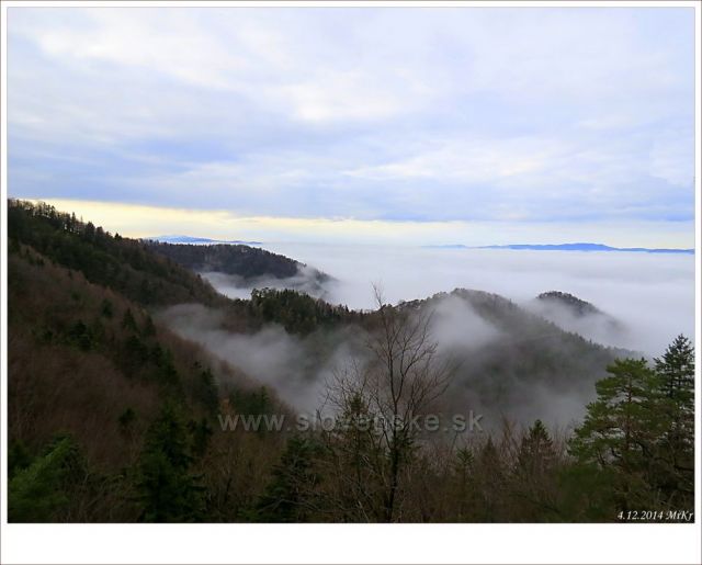 Výhledy cestou na Tlstú