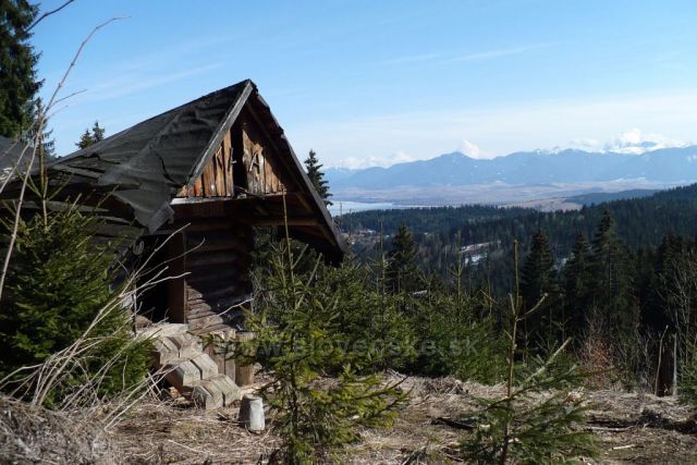 Nízké Tatry z Liptovského hradu