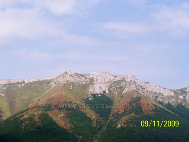 podzimní vybarvování Belianských Tater....