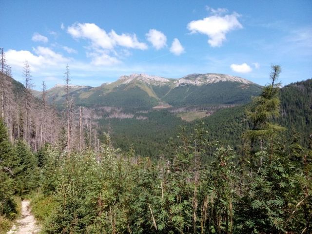 směr na stanici Štart na Skalnatém plese