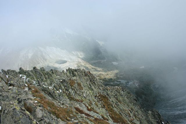 Zbojnické plesa ve Velké Studené dolině z Východné Vysoké