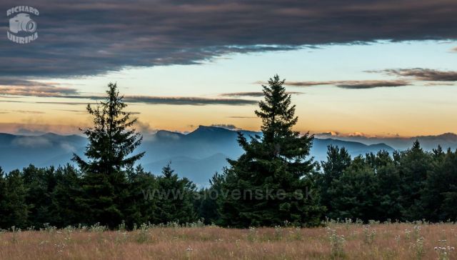 Pohľad na kľak spod Strážova