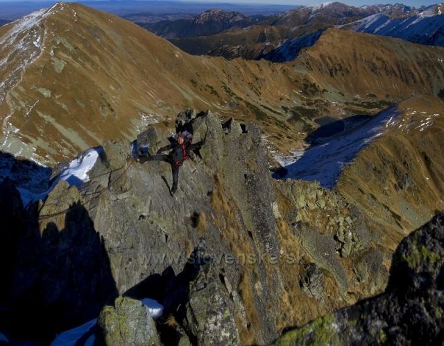 cesta na Ostrý Roháč/listopad 2015