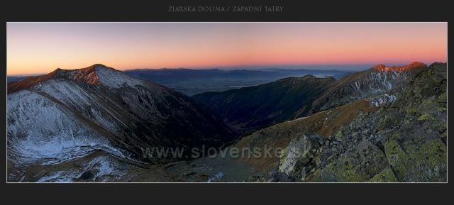 východ z Plačlivého/listopad 2O15