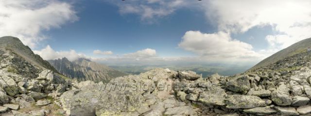 Pod Slávkovským vrcholom.