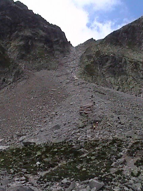 Pohled na Prielom ve Vysokých Tatrách