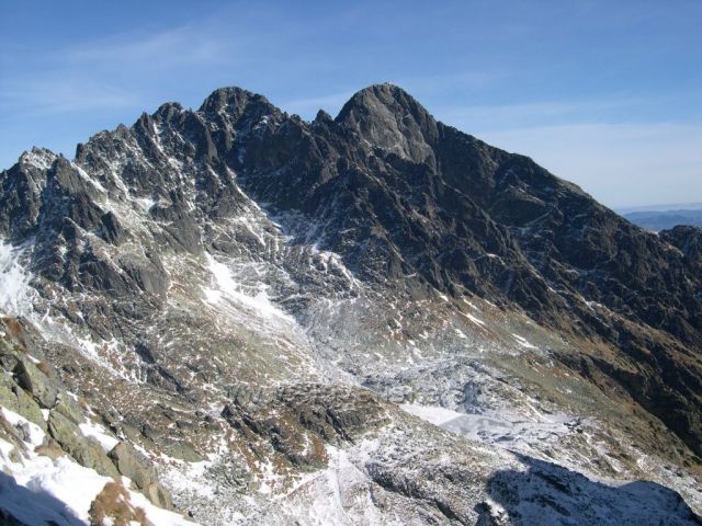 Z Priečného sedla- Lomnický štít