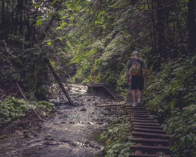 Turista v slovenskom raji