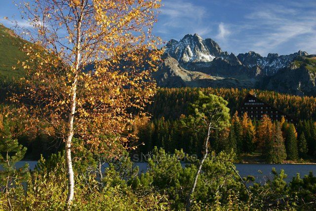 od Štrbského plesa