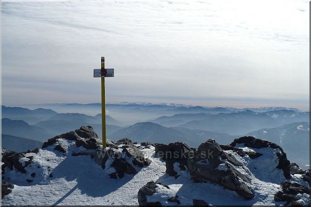 Veľký Kriváň 1709 m.n.m - vrchol