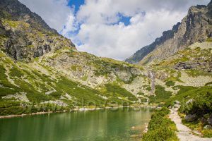 Velické pleso a Velický vodopád