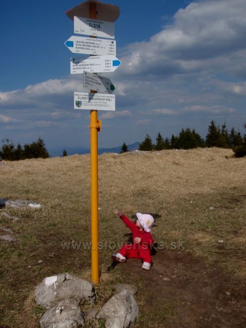 Malá turistka - Vrch Tlstá - Gaderská dolina