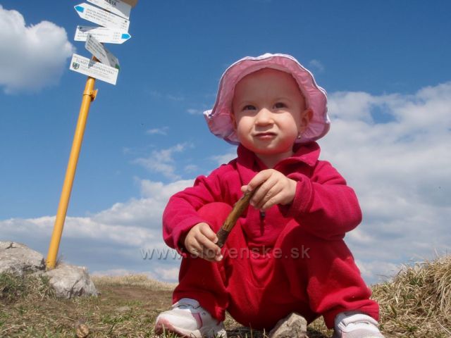 Malá turistka - Vrch Tlstá